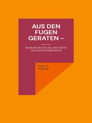 cover image of Aus den Fugen geraten -